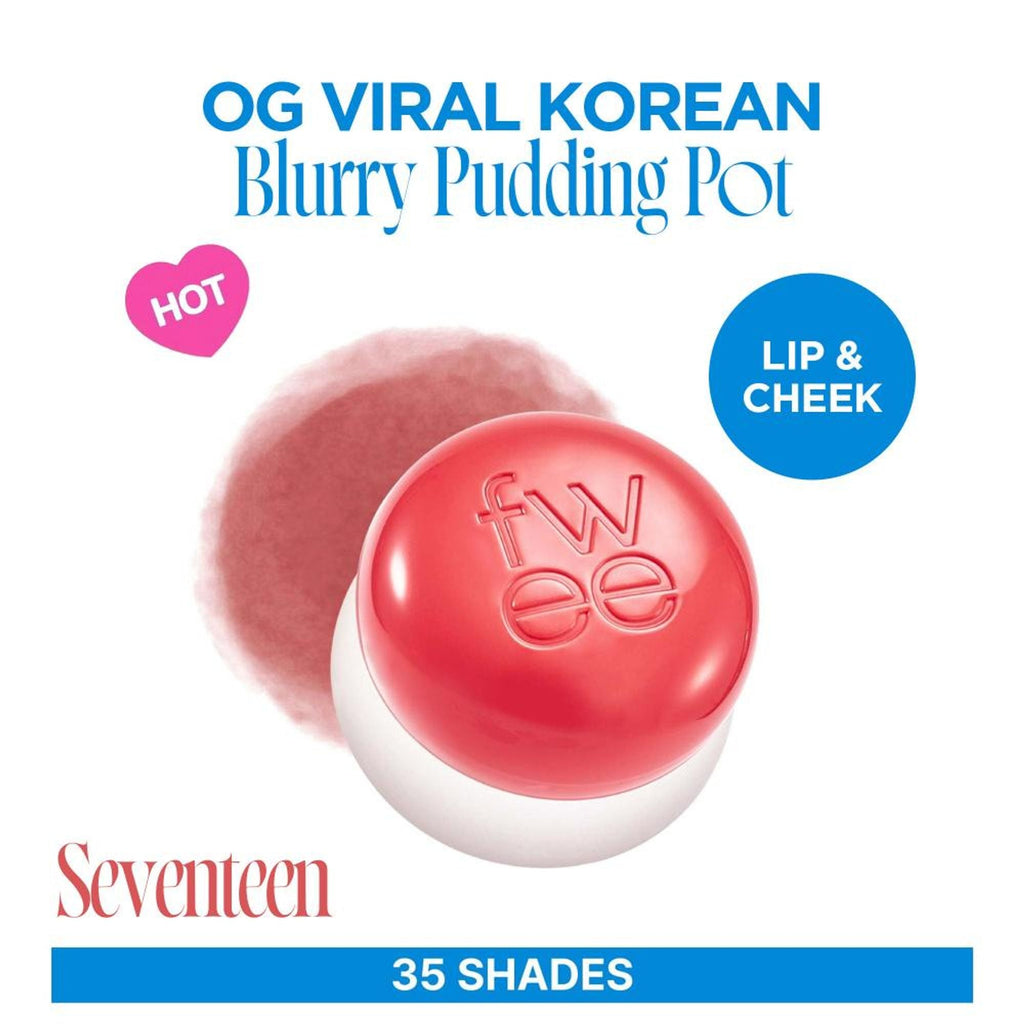 fwee Lip&Cheek Blurry Pudding Pot - Seventeen | Grocsy