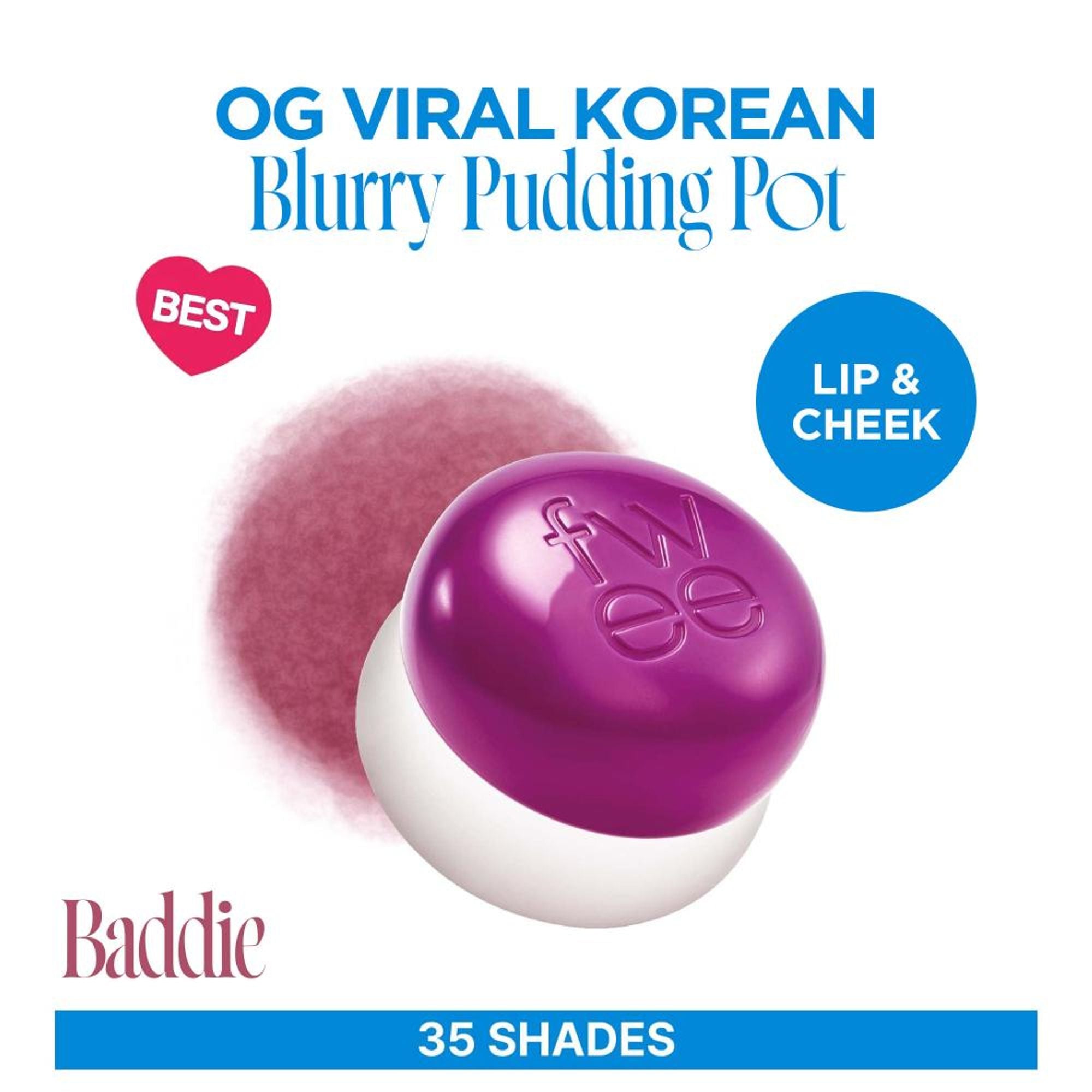 fwee Lip&Cheek Blurry Pudding Pot - Baddie | Grocsy