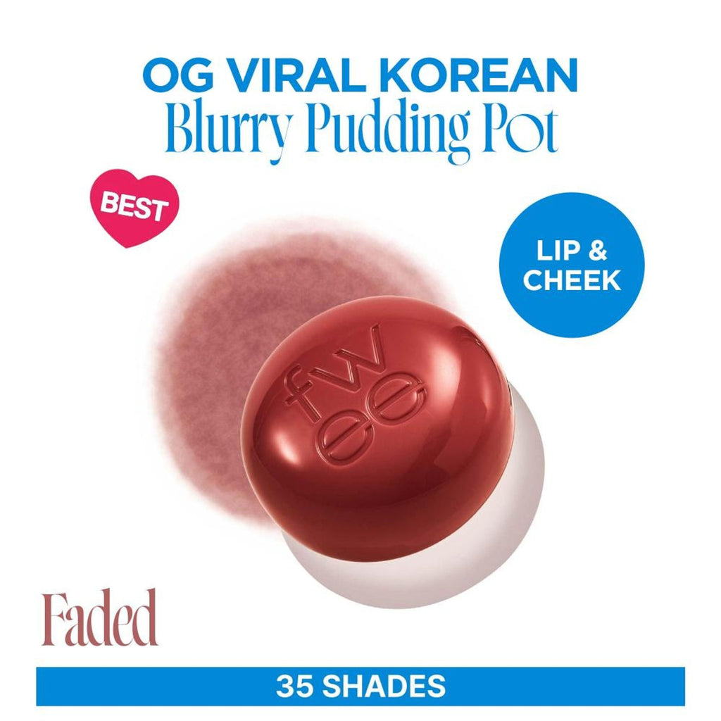 fwee Lip&Cheek Blurry Pudding Pot - Faded | Grocsy