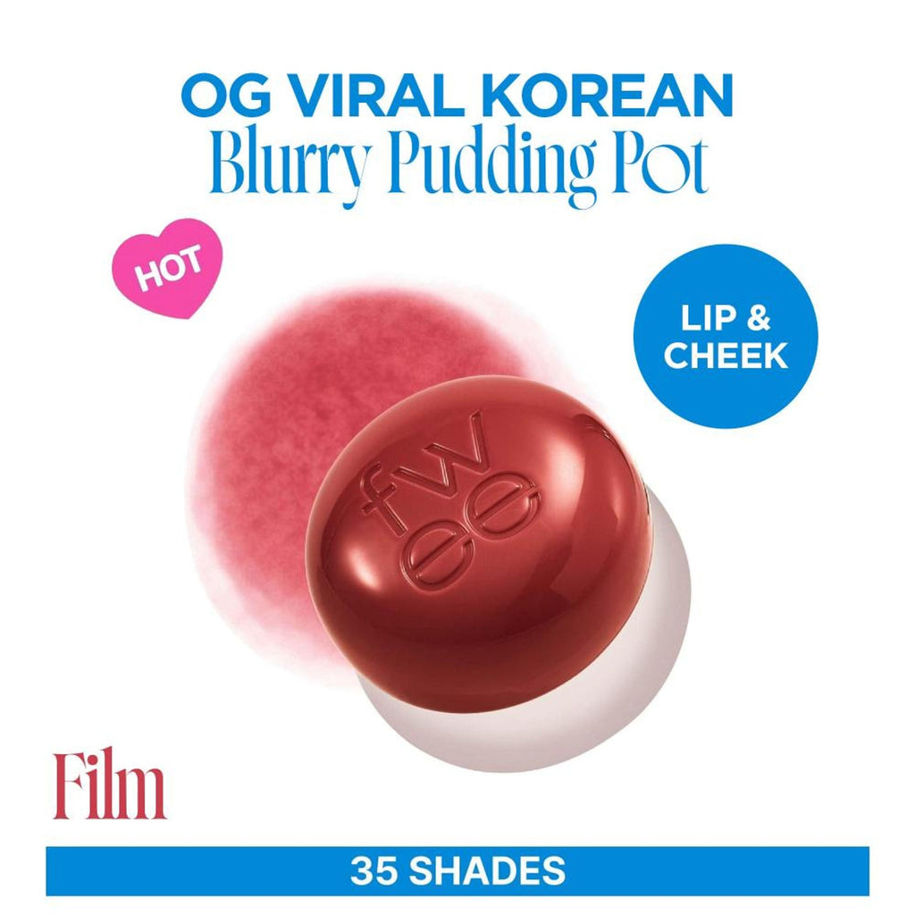 fwee Lip&Cheek Blurry Pudding Pot - Film | Grocsy