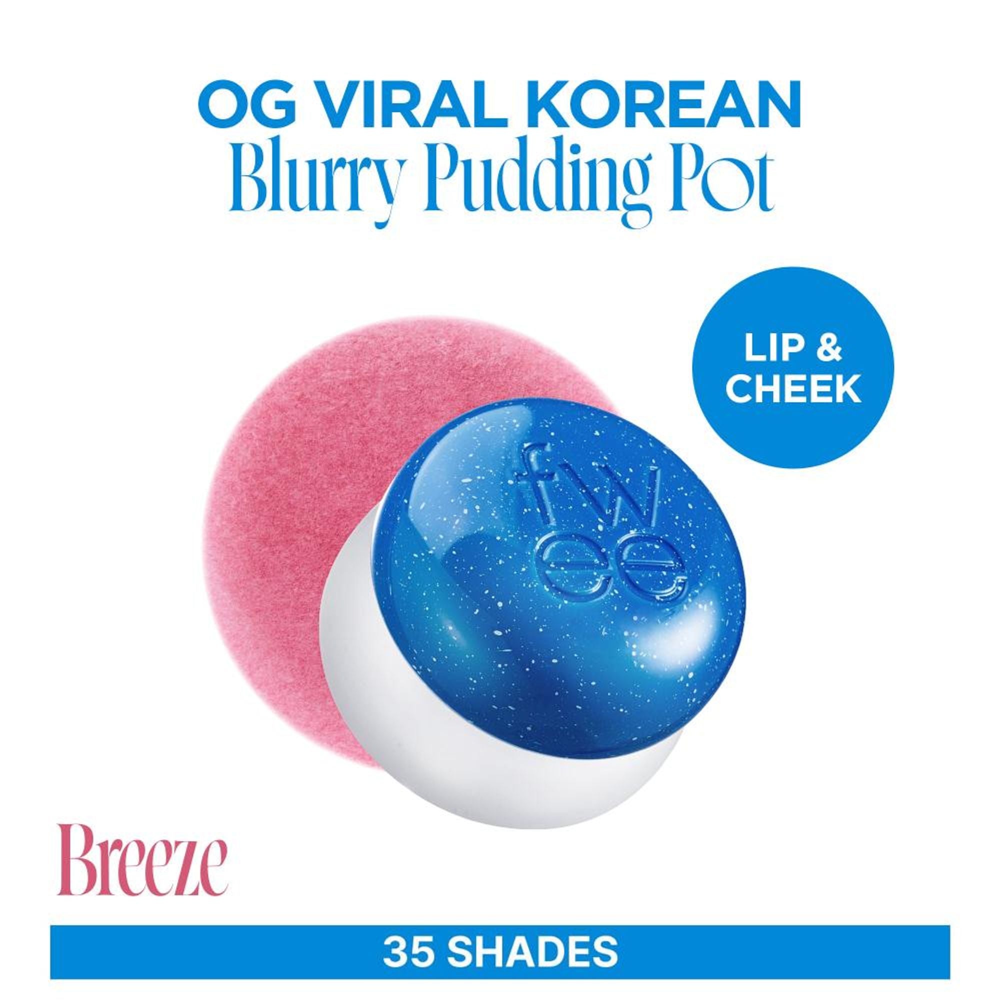 fwee Lip&Cheek Blurry Pudding Pot - Breeze | Grocsy