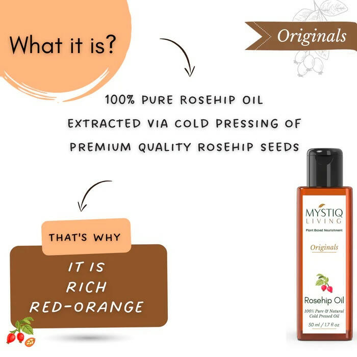 Mystiq Living Originals Rosehip Oil | Grocsy