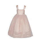 Asmaani Baby Girl's Pink Color Satin  Maxi Full Length Dress (AS-DRESS-22029) | Grocsy