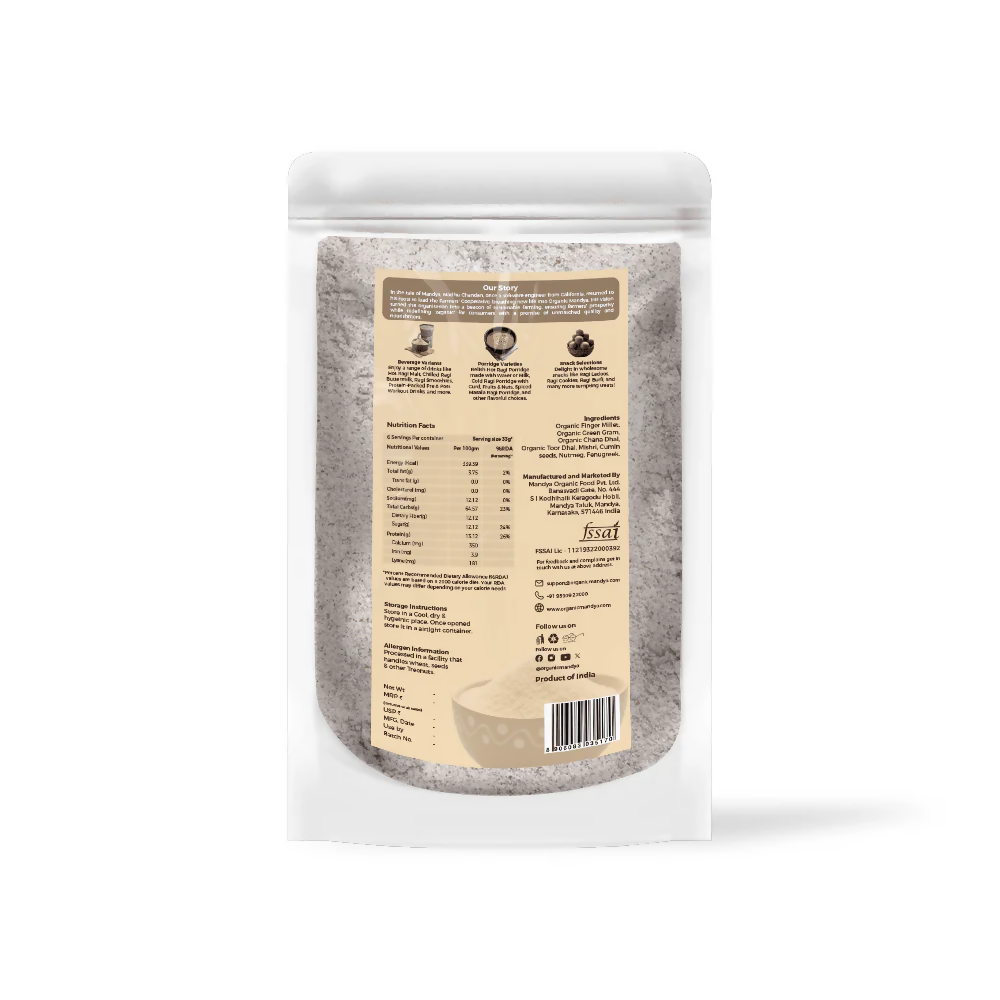 Organic Mandya Ragi Malt | Grocsy