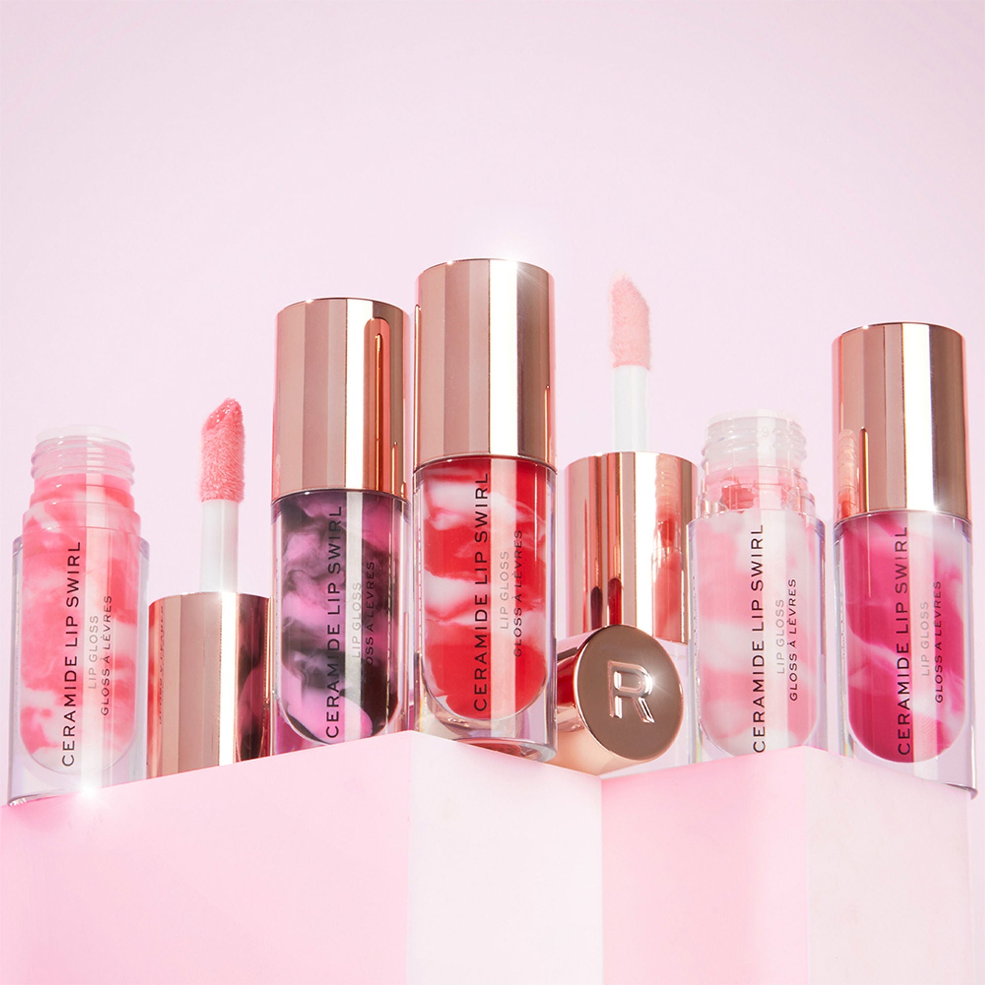 Makeup Revolution Ceramide Swirl Lip - Soft Pink | Grocsy