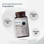 Miduty Vitamin B12 - Methyl Folate Chewables | Grocsy