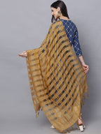 HERE&NOW Women Printed Kurta with Trousers & With Dupatta | Grocsy