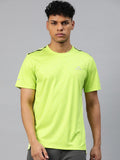 Alcis Men Printed Anti Static Slim Fit T-shirt | Grocsy