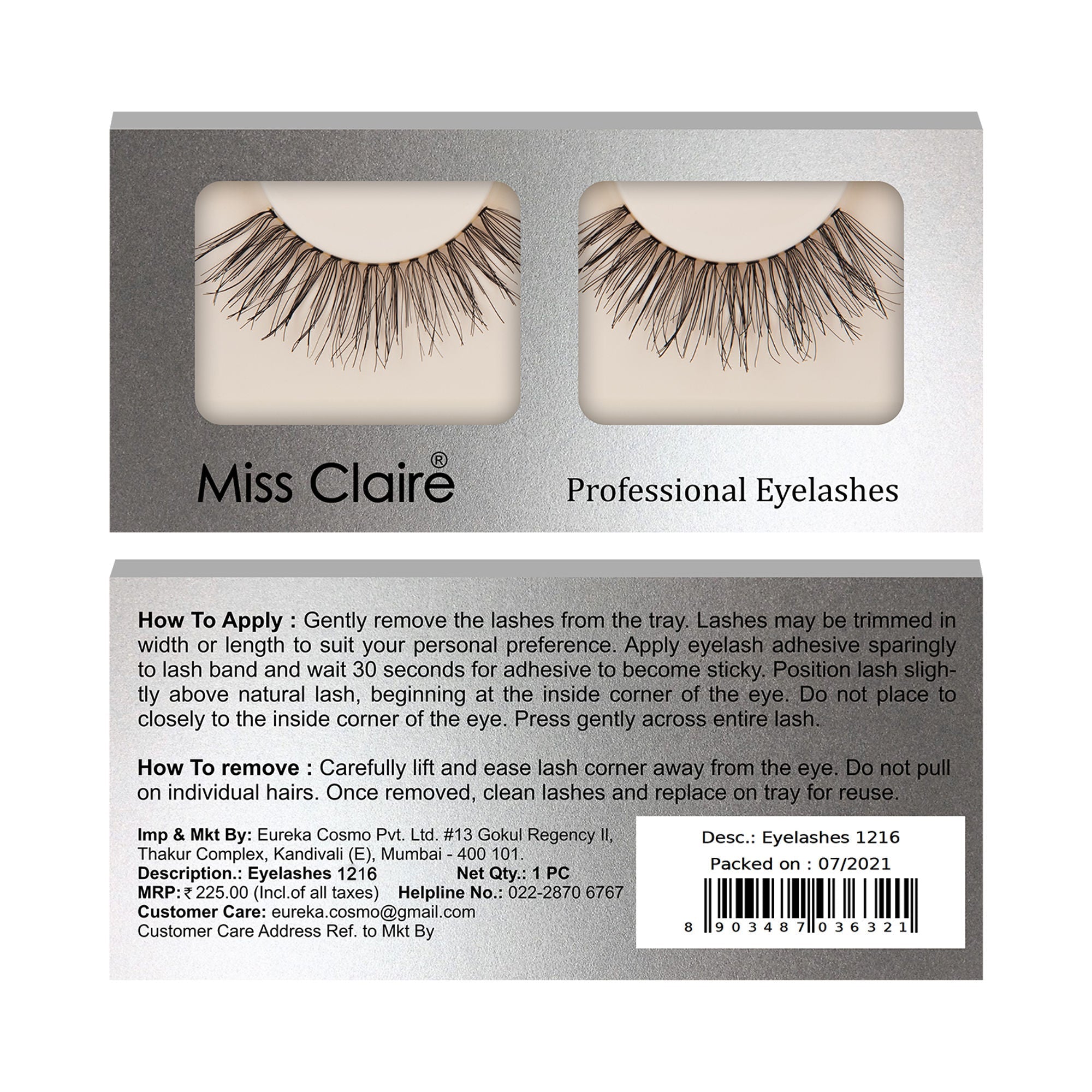Miss Claire Eyelashes - 1216 | Grocsy