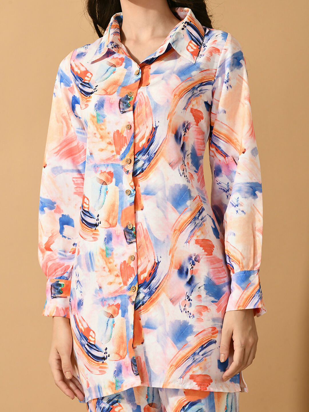 Myshka Women's Multi Printed Shirt With Trousers | Grocsy