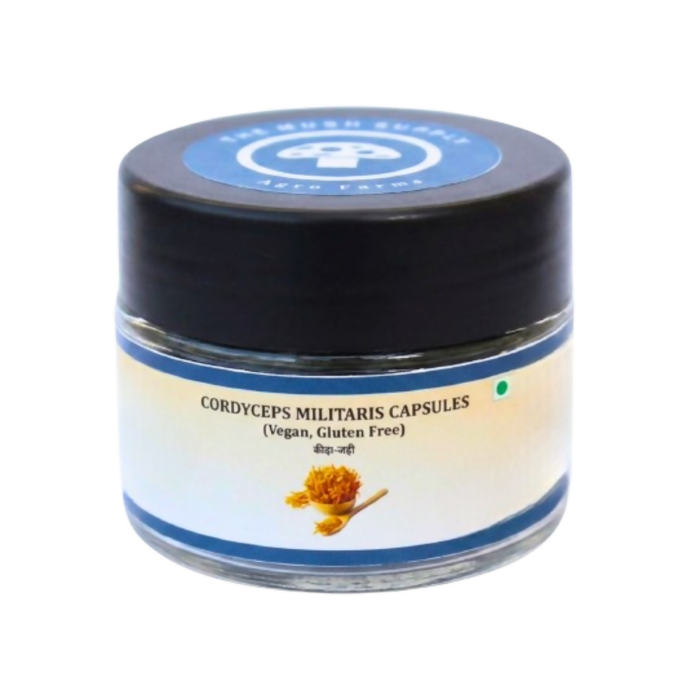 The Mush Supply Agro Farms Cordyceps Militaris Capsules | Grocsy