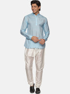 Sethukrishna Men Blue Kurta with Pyjama | Grocsy