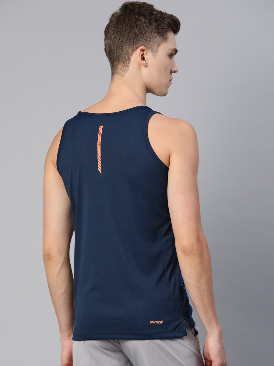 Alcis Men Printed Dry Tech Slim Fit T-shirt | Grocsy