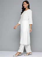 HERE&NOW Gotta Patti Kurta with Palazzos & With Dupatta | Grocsy