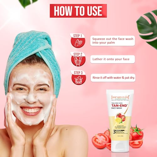 Aryanveda Tanned Facewash, 60 ml | Grocsy