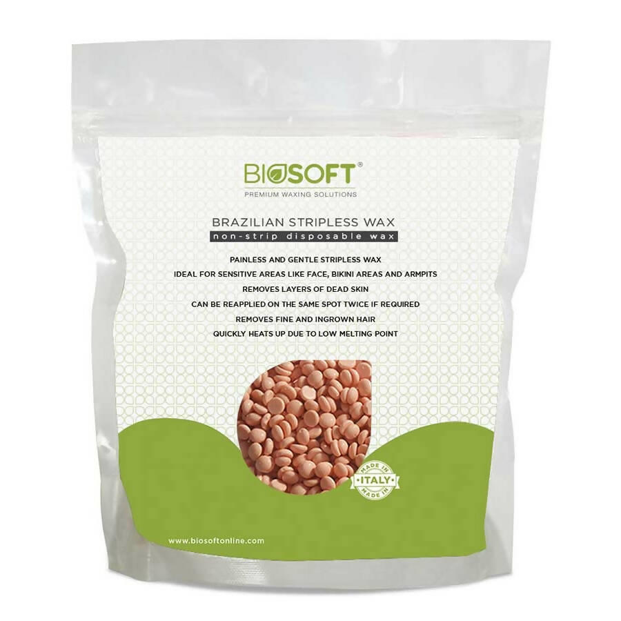 Biosoft Brazillian Stripless Wax - Rose | Grocsy