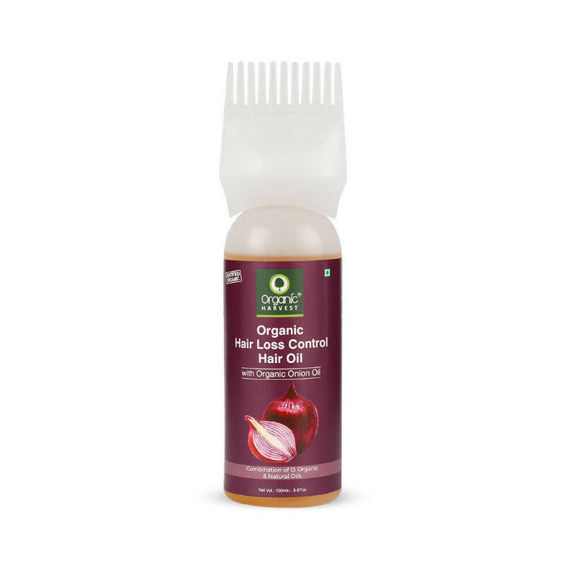Organic Harvest Organic Hair Loss Control Hair Oil With organic Onion Oil | Grocsy