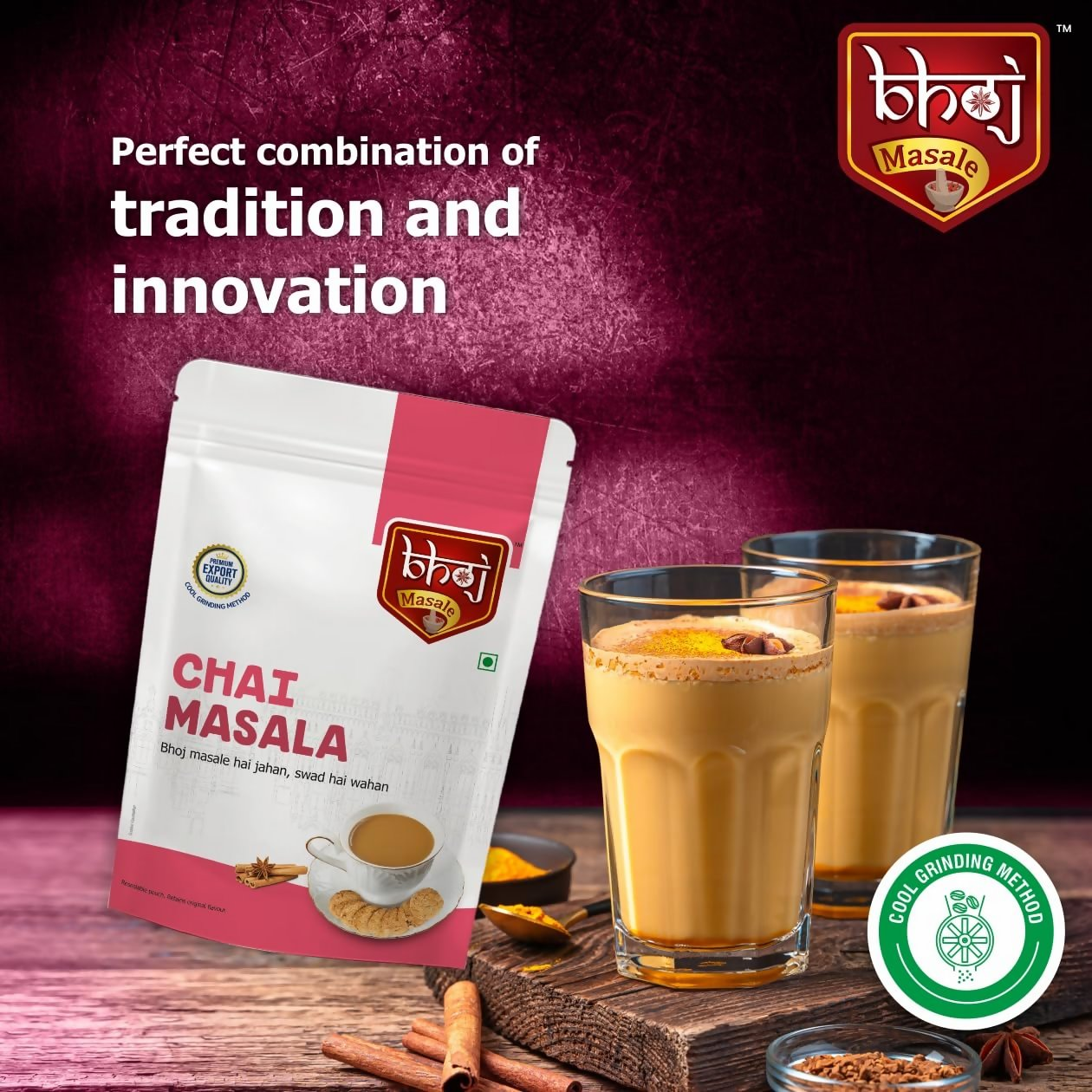 Bhoj Masale Chai Masala | Grocsy