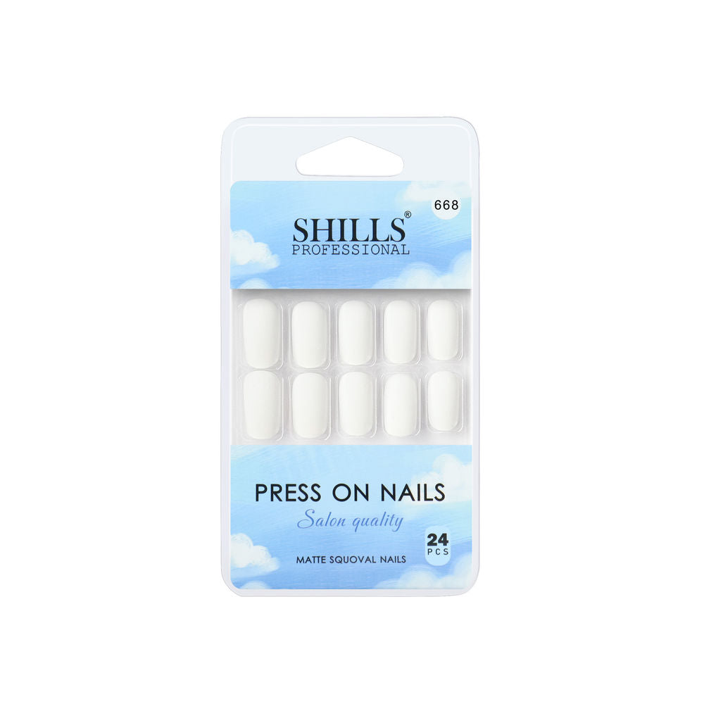 Shills Professional Reusable Press On Nails Square - SPN668 | Grocsy