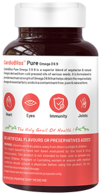 Bliss Welness Heart Health Omega 3 6 9 Softgel Capsule | Grocsy