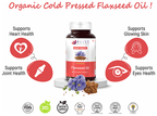 Bliss Welness Flaxseed Oil High Potency Omega-3 Softgel Capsule | Grocsy
