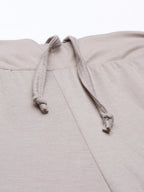 Souchii Women Grey Knitted Palazzos | Grocsy