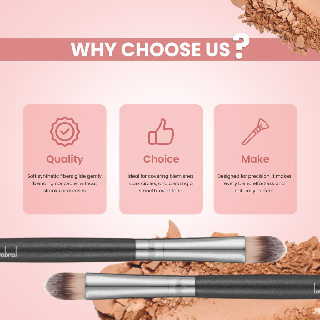 London Prime HD Concealer Brush - LP316 ( Formerly London Pride Cosmetics ) | Grocsy