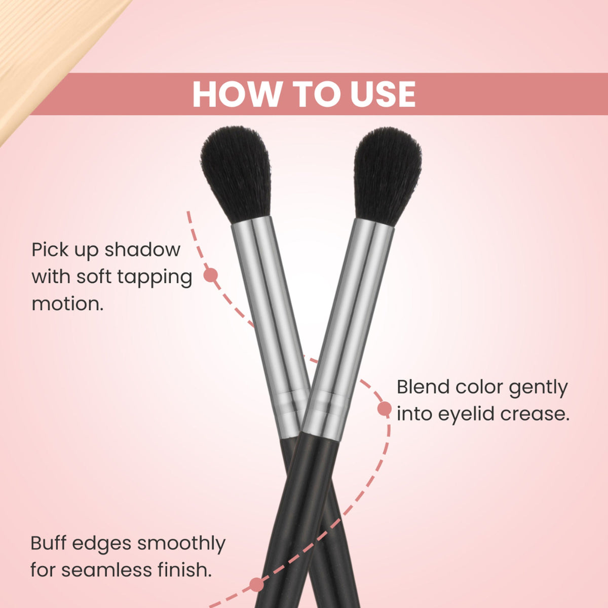 London Prime HD Eye Shadow Buffing Brush - LP317 ( Formerly London Pride Cosmetics ) | Grocsy