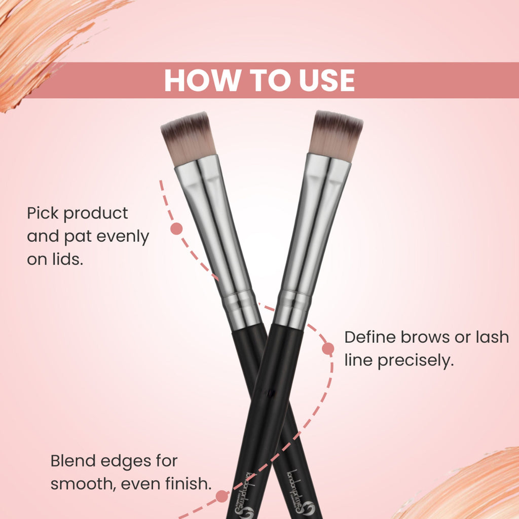 London Prime HD Flat Eyeshadow Brush - LP328 ( Formerly London Pride Cosmetics ) | Grocsy