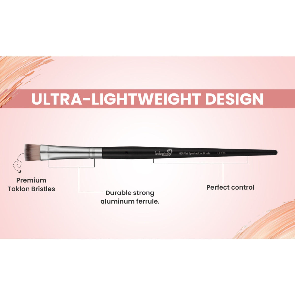 London Prime HD Flat Eyeshadow Brush - LP328 ( Formerly London Pride Cosmetics ) | Grocsy