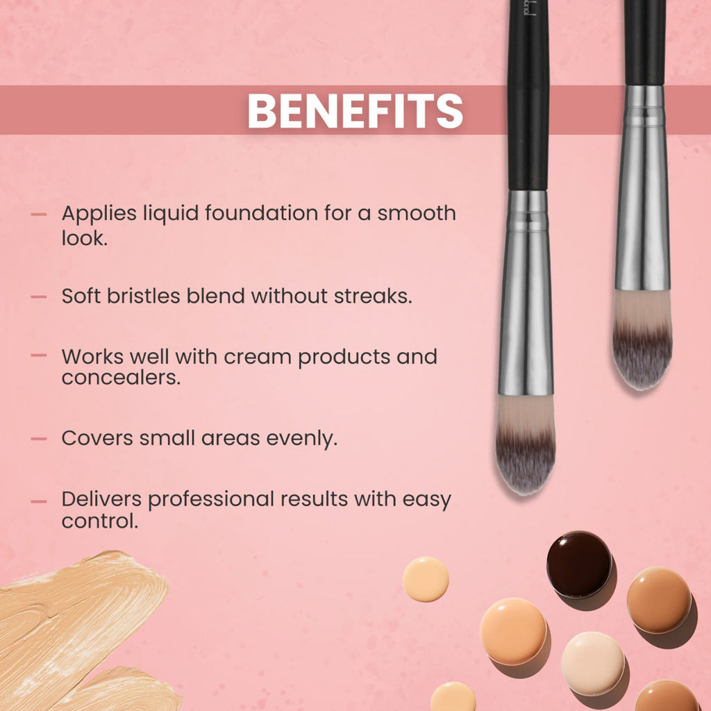 London Prime HD Small Foundation BrushLP329 ( Formerly London Pride Cosmetics ) | Grocsy