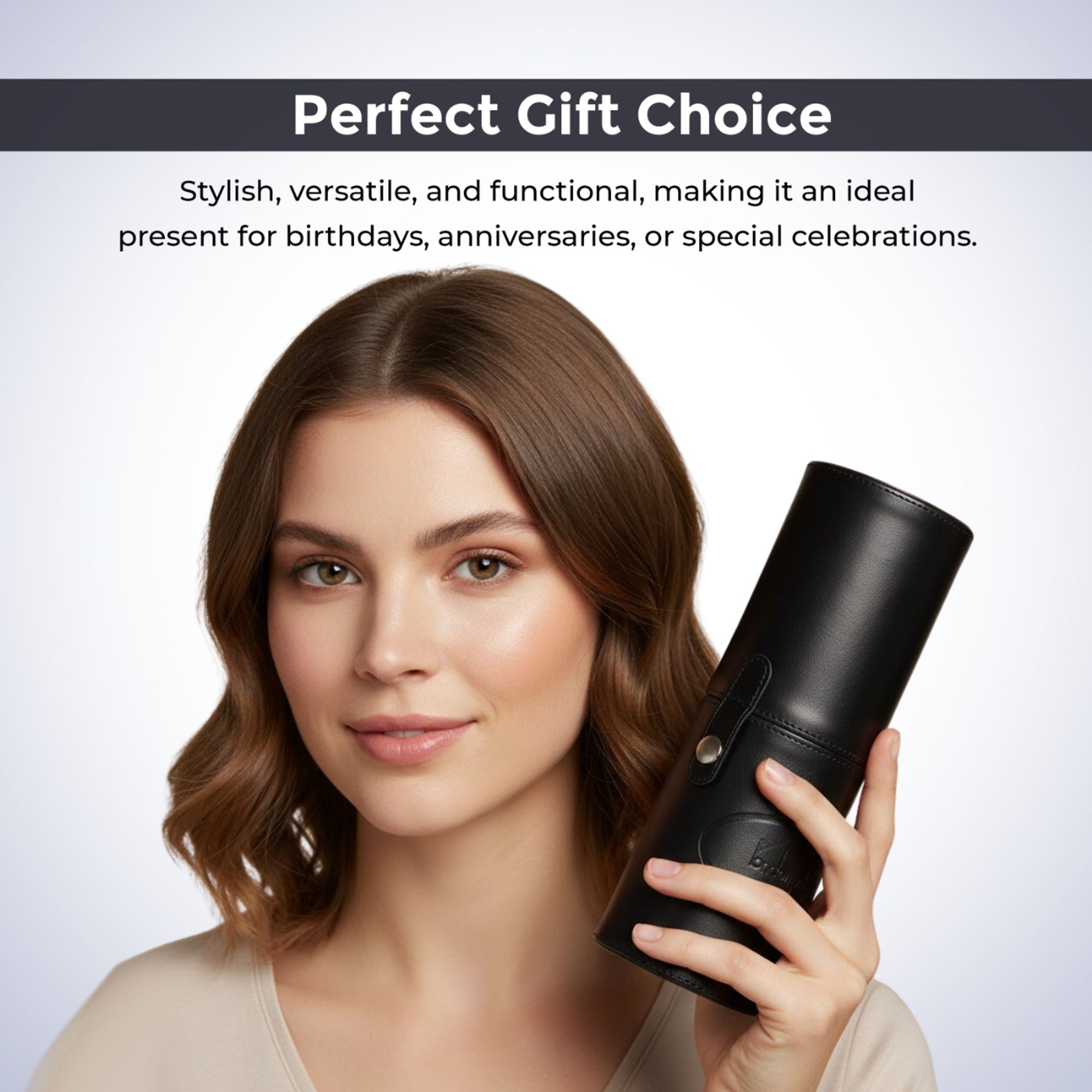 London Prime Brush Holder Cylinder Shaped Small ( Formerly London Pride Cosmetics ) | Grocsy