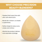 London Prime Precision Beauty Blender - Cream ( Formerly London Pride Cosmetics ) | Grocsy
