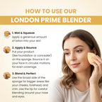 London Prime Precision Beauty Blender - Cream ( Formerly London Pride Cosmetics ) | Grocsy