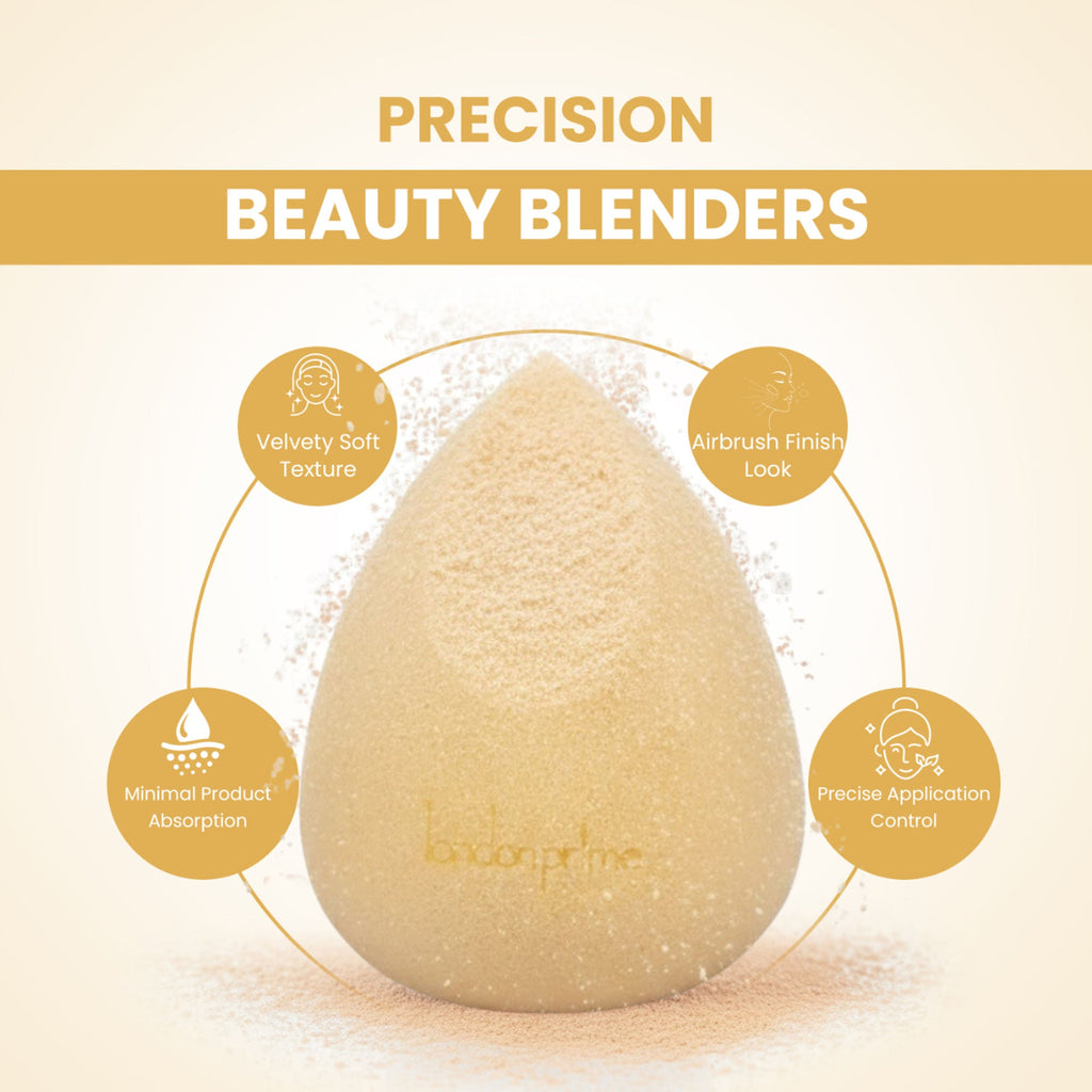 London Prime Precision Beauty Blender - Cream ( Formerly London Pride Cosmetics ) | Grocsy