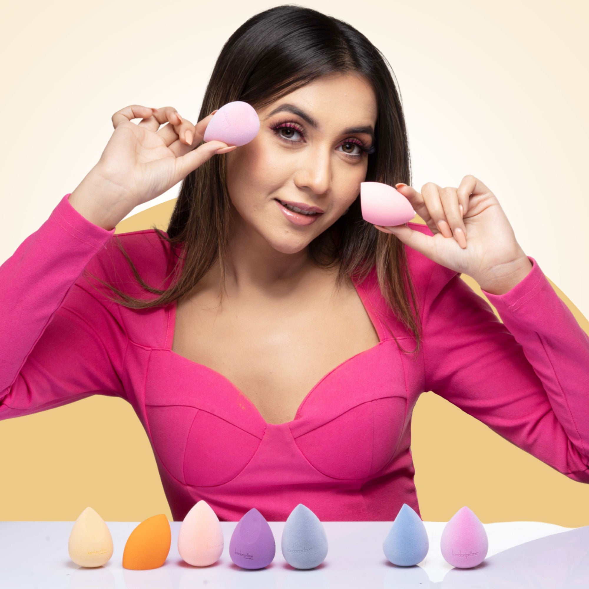 London Prime Precision Beauty Blender - Cream ( Formerly London Pride Cosmetics ) | Grocsy