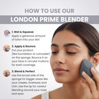 London Prime Precision Beauty Blender - Grey ( Formerly London Pride Cosmetics ) | Grocsy