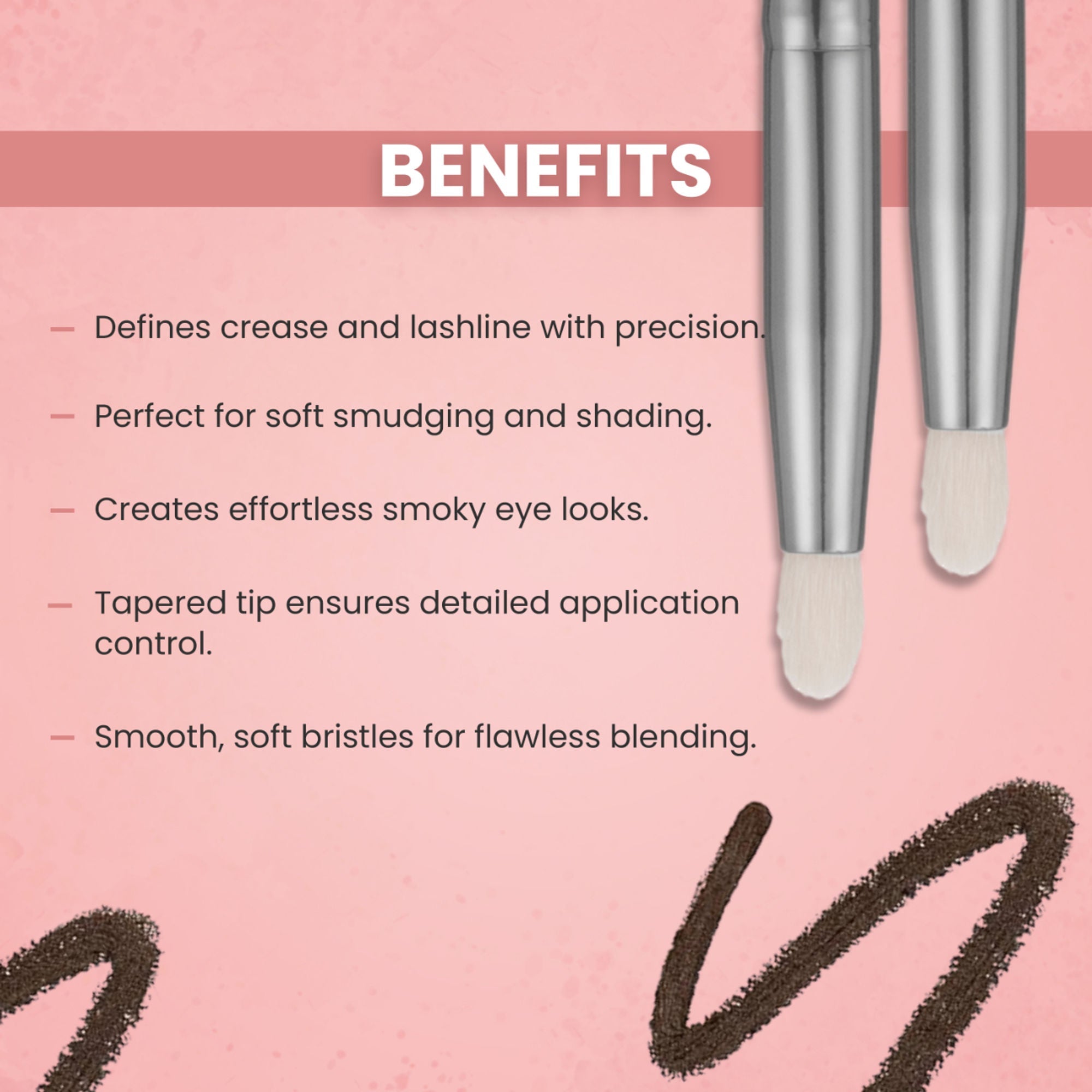 London Prime HD Pencil Brush - LP330 ( Formerly London Pride Cosmetics ) | Grocsy