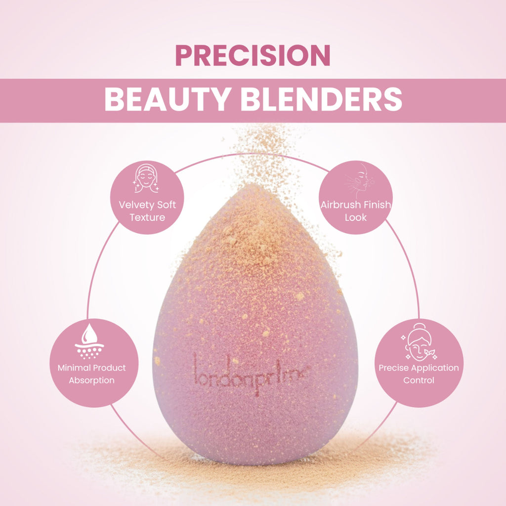 London Prime Precision Beauty Blender - Cameo Pink ( Formerly London Pride Cosmetics ) | Grocsy