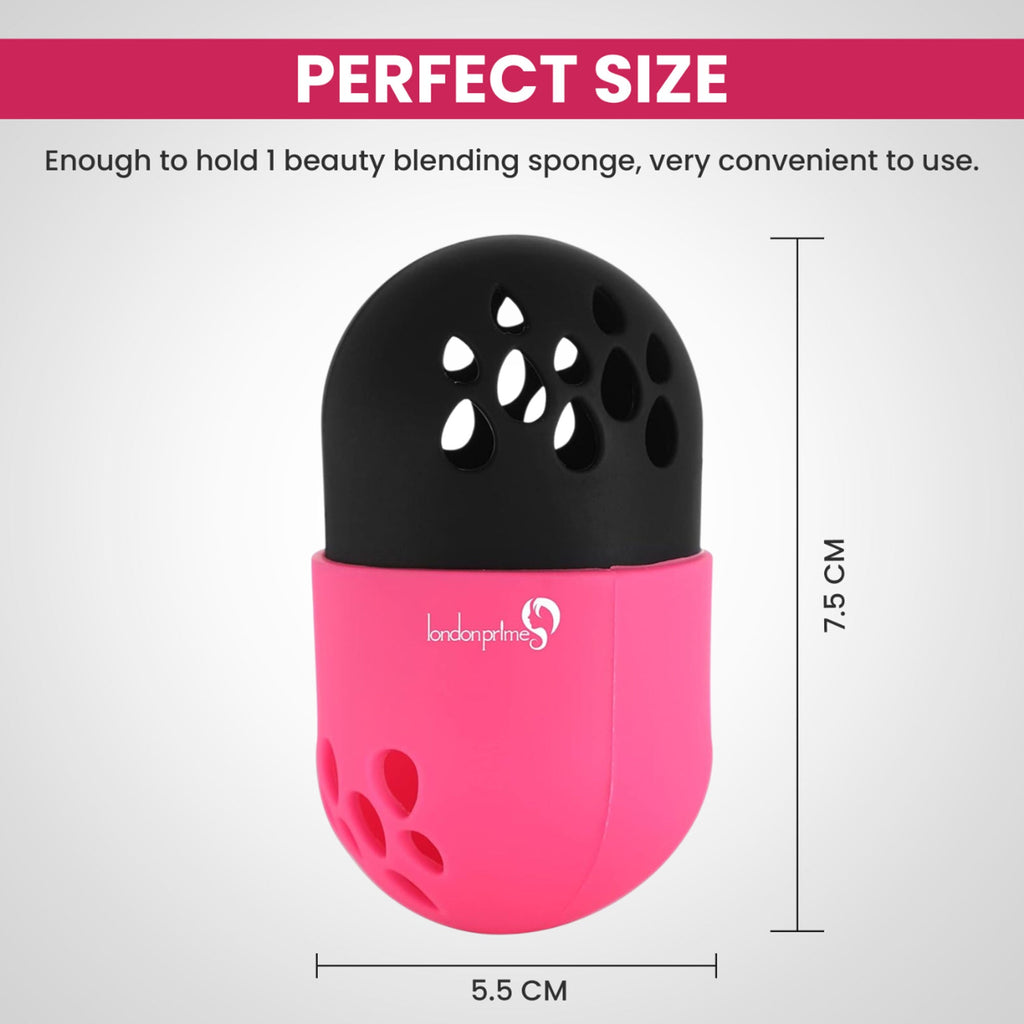 London Prime Sponge Holder Pink & Black ( Formerly London Pride Cosmetics ) | Grocsy