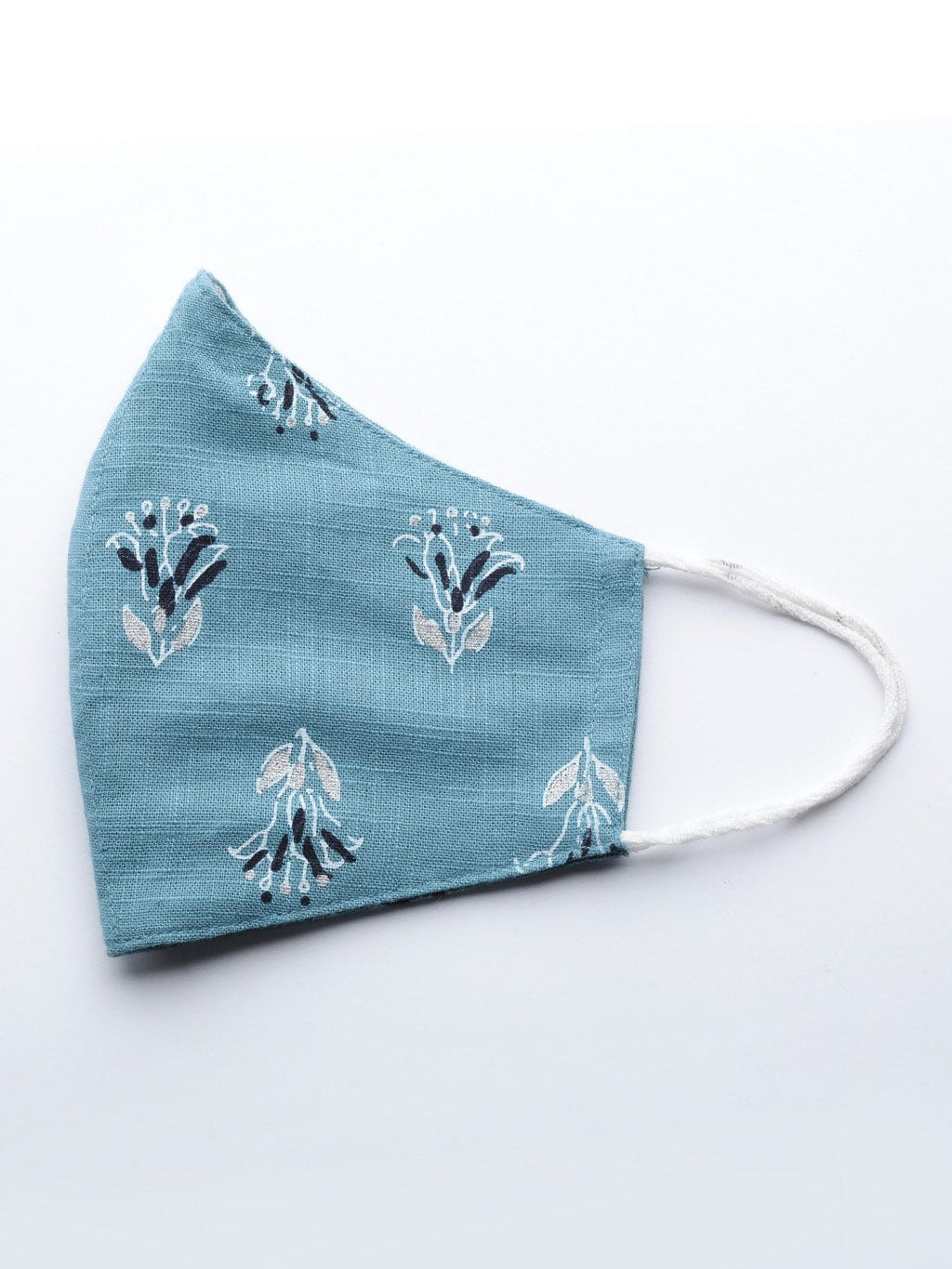 HERE&NOW Women Blue White Printed Straight Kurta | Grocsy