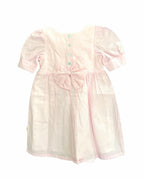 ArthLife Pink Flamingo Embroidered Dress | Grocsy