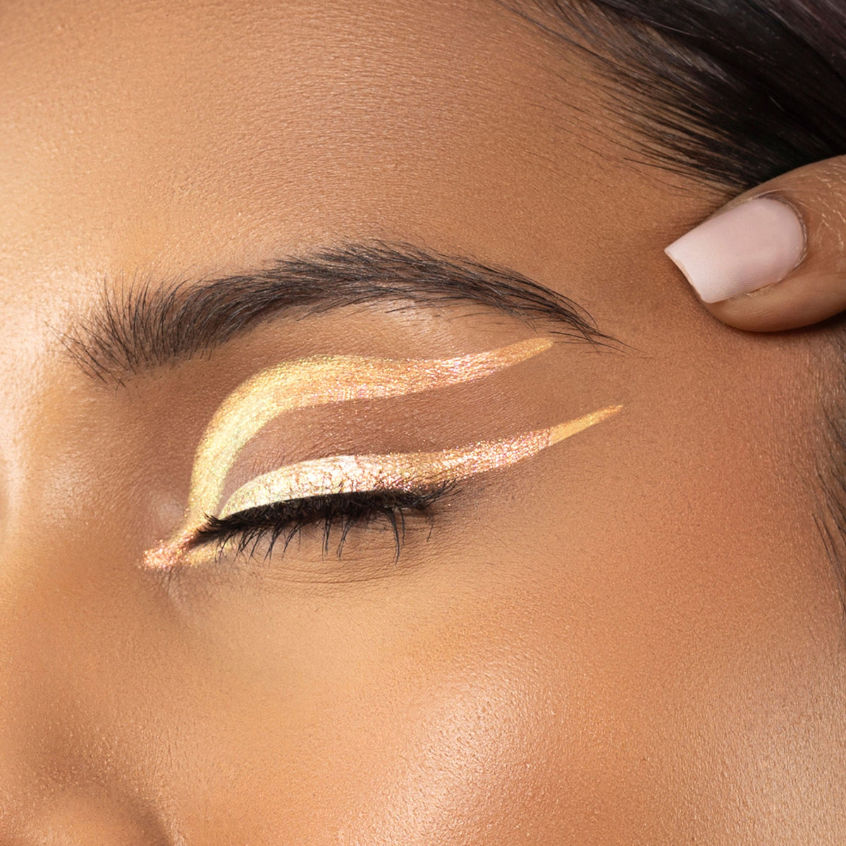 PAC Studio Duo Chrome Eye Pencil - Champagne | Grocsy