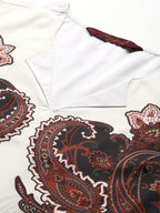 Sangria Ethnic Motifs Printed Straight Kurta | Grocsy