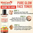 WishCare Pure Glow Face Toner | Grocsy