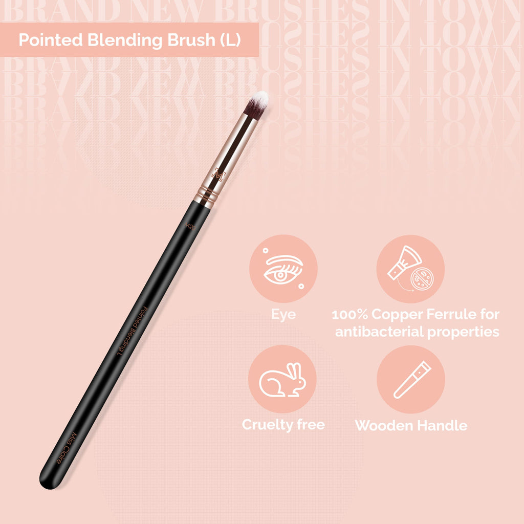 Miss Claire M20 - Pointed Blending Brush (L) - Rose Gold | Grocsy