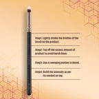 Miss Claire M20 - Pointed Blending Brush (L) - Rose Gold | Grocsy