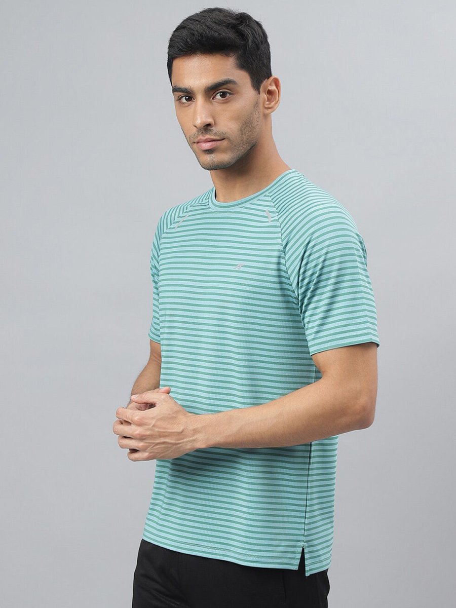 Alcis Drytech+ Anti-Static Slim-Fit Round Neck Running T-Shirt | Grocsy