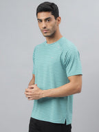 Alcis Drytech+ Anti-Static Slim-Fit Round Neck Running T-Shirt | Grocsy