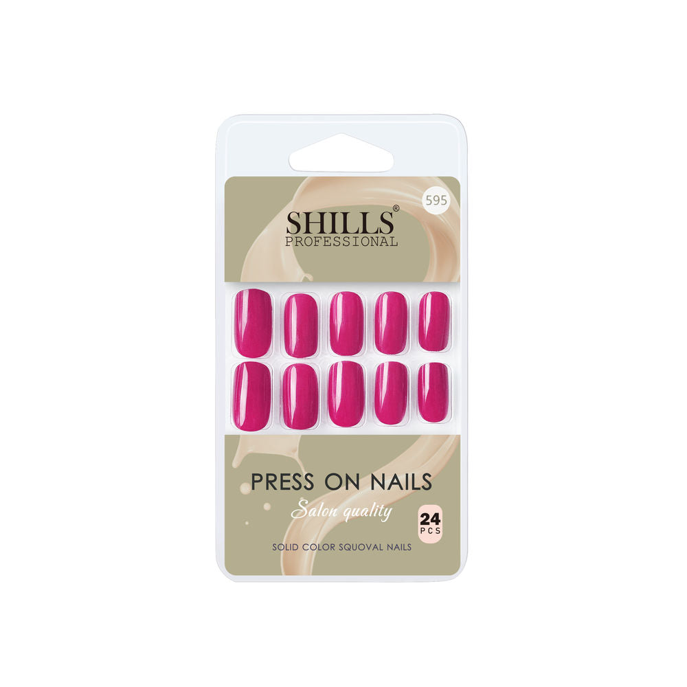 Shills Professional Reusable Press On Nails Square - SPN595 | Grocsy